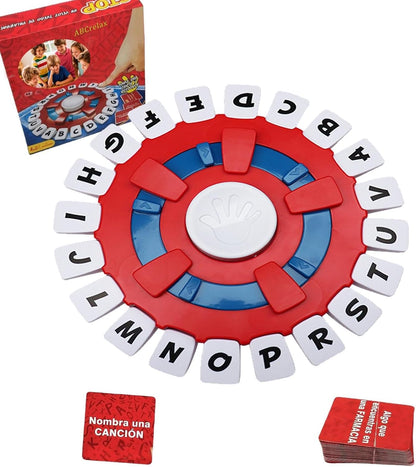 Spanish Word Board Game for Kids & Family – Fast-Paced Interactive Educational Toy Boosting Vocabulary, Spelling, and Quick Thinking Skills