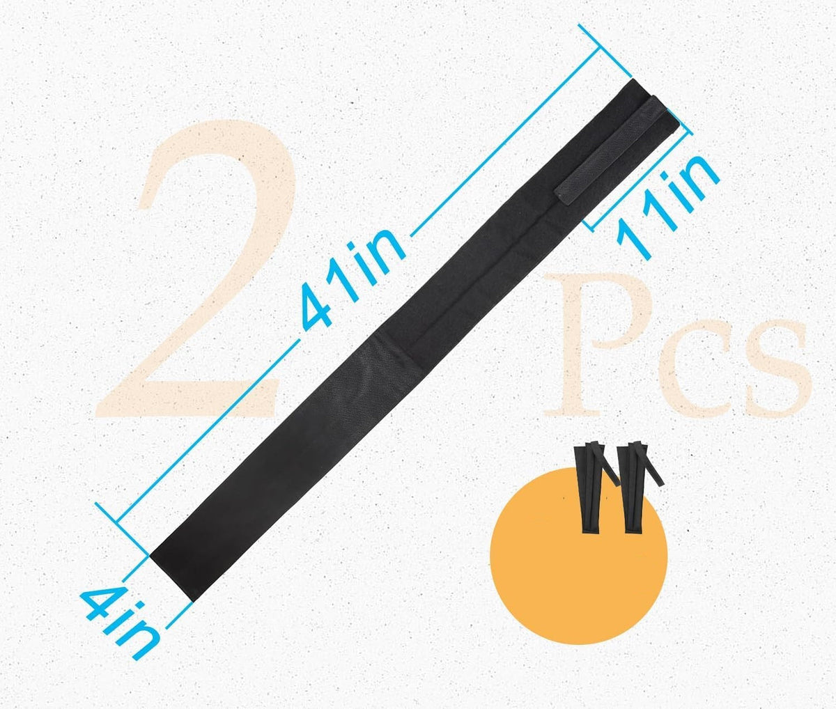 Drywall Stilt Straps – 2-Pack Adjustable Nylon Leg Bands with Padding for Comfort & Secure Fit