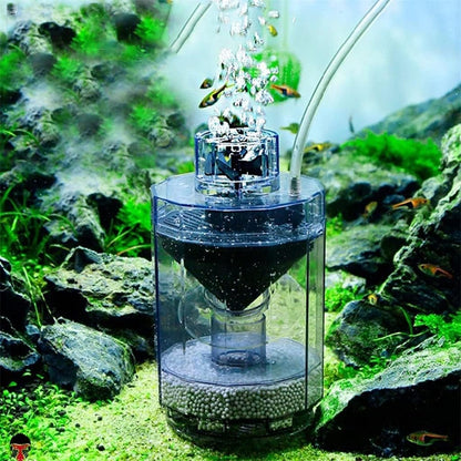 Fish Tank Water Fairy Filter - Oxygen Enrichment System with Bacteria Cultivation and Auto Cleaning for Aquatic Toilets