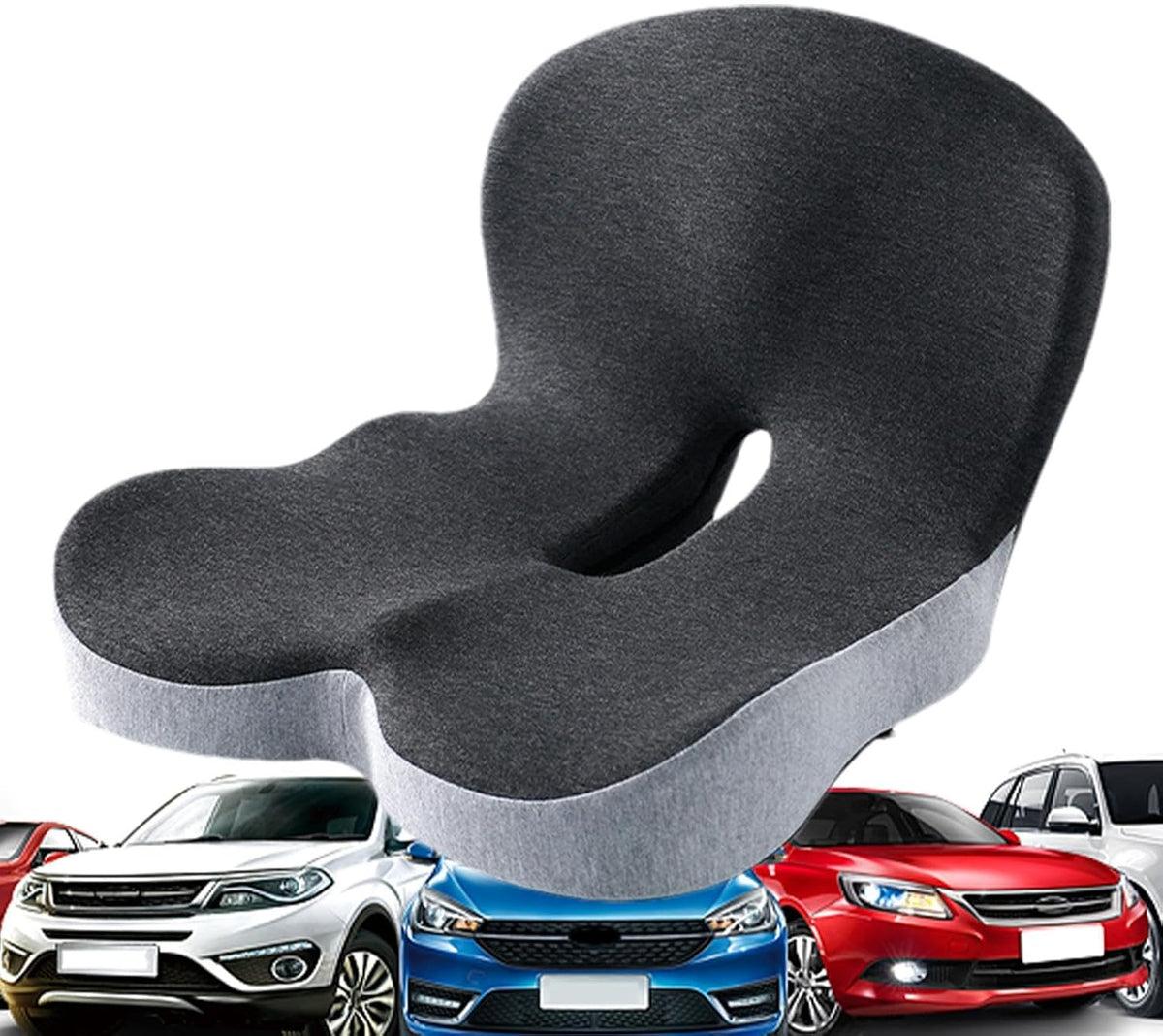 Astronomical Memory Foam Seat Cushion – Pressure-Relief Non-Slip Chair Pad with L-Shaped Support for Office & Home