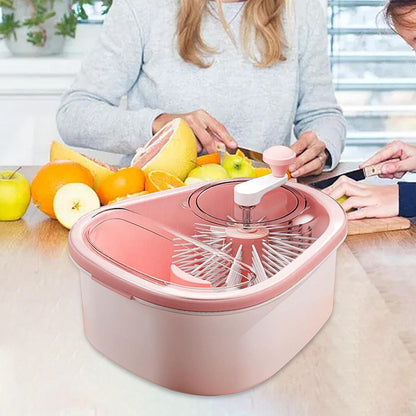 Portable Fruit & Vegetable Washer with Brush – Easy Cleaning Bowl for Fresh, Healthy Produce Washing at Home