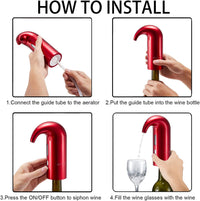 Electric Wine Aerator Pourer Dispenser