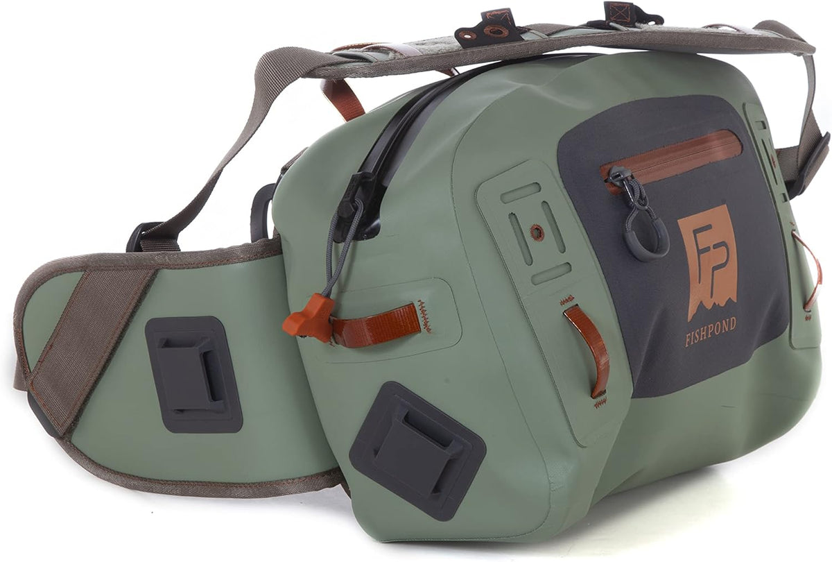 Fly Fishing Waist Hip Pack – Waterproof Crossbody Sling Bag with Tackle Storage, Ideal for Canoeing, Kayaking, Surfing & Outdoor Use