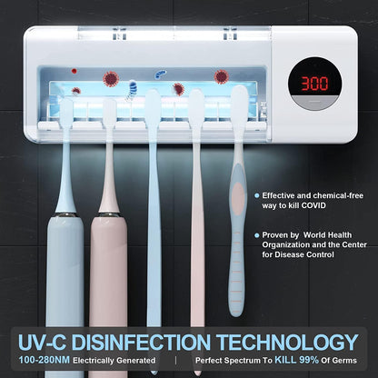 Antibacterial Toothbrush Sanitizer Holder