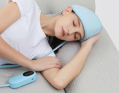 Electric Head Massager with Airbag Pressure – Full Scalp Relaxation, 360° Heat Therapy and Health Care Massage for Deep Stress Relief