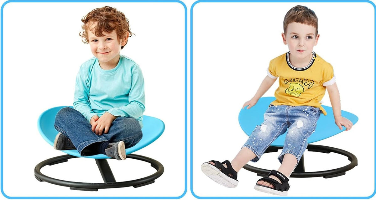 Swivel Chair Toy for Kids – 360° Fun Spinning Outdoor Seat for Balance, Motion Play, and Sensory Development for Boys & Girls