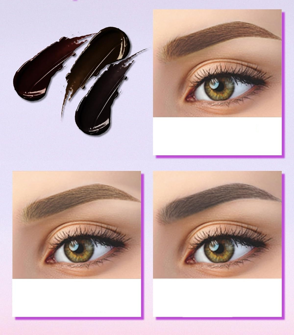 Lasting 3 Days Tattoo Eyebrow Gel – Easy Peel-Off, Smudge-Proof, Waterproof, Long-Wear Formula for Bold, Natural Brows Every Day