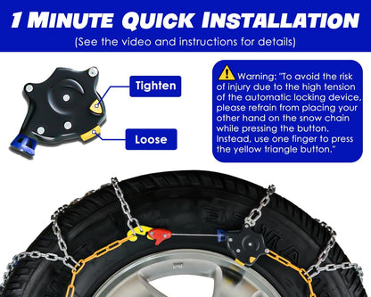 Tire Chains for Snow and Ice Driving in 2024