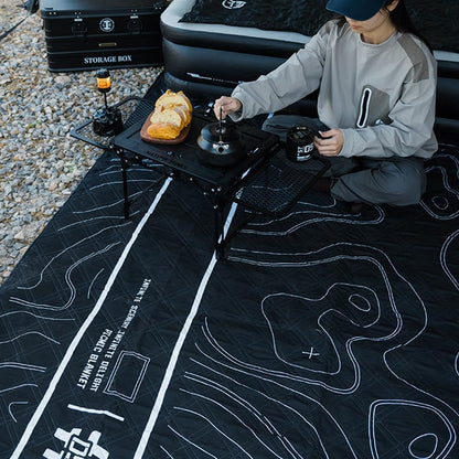 Outdoor Picnic Mat – Waterproof Aluminum Film Blanket for Camping & Spring Outings