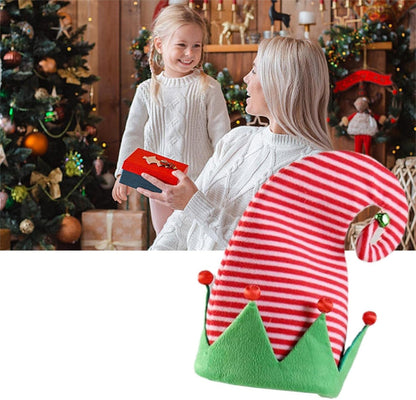 Creative Christmas Elf Hat – Fun Holiday Party Costume Accessory for Dances, Parades, Clown Dress-Up, and Festive Celebrations with Playful Seasonal Style