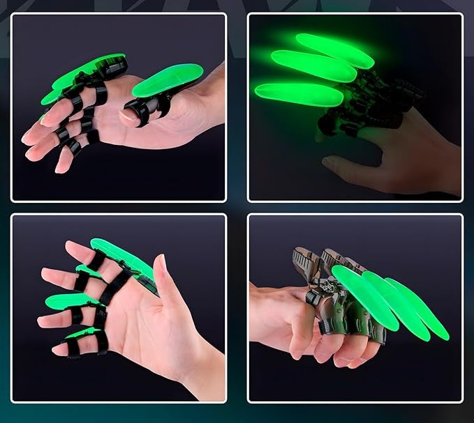 Retractable Mechanical Claw Toy – 3D Creative Assembly Finger Claw Prop for Kids, Movie-Inspired Halloween Cosplay, Party Decorations & Interactive Play