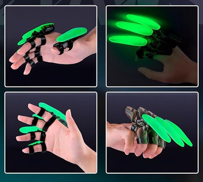 Retractable Mechanical Claw Toy – 3D Creative Assembly Finger Claw Prop for Kids, Movie-Inspired Halloween Cosplay, Party Decorations & Interactive Play