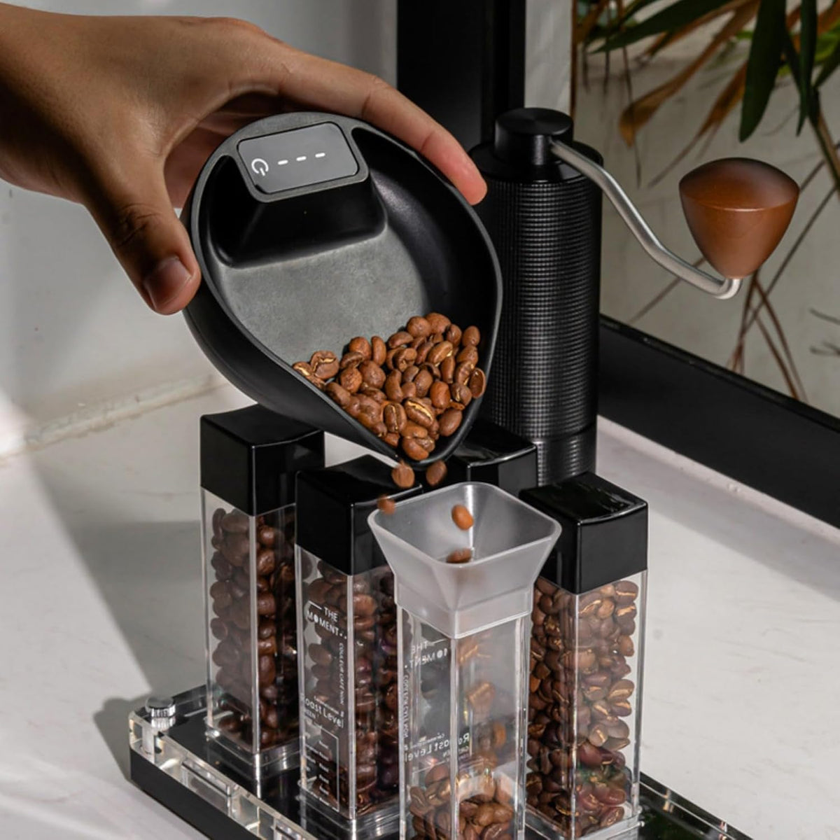 Multifunctional Mini Coffee Scale – High-Precision Kitchen & Coffee Weighing Tray for Baristas, Baking Enthusiasts & Home Brewers