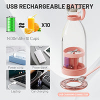 Portable Electric Juicer Blender