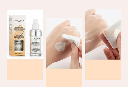 Magic Color-Changing Foundation – Soft Matte Long-Lasting Hydrating Makeup Base that Adjusts to Skin Tone for Flawless Natural Look