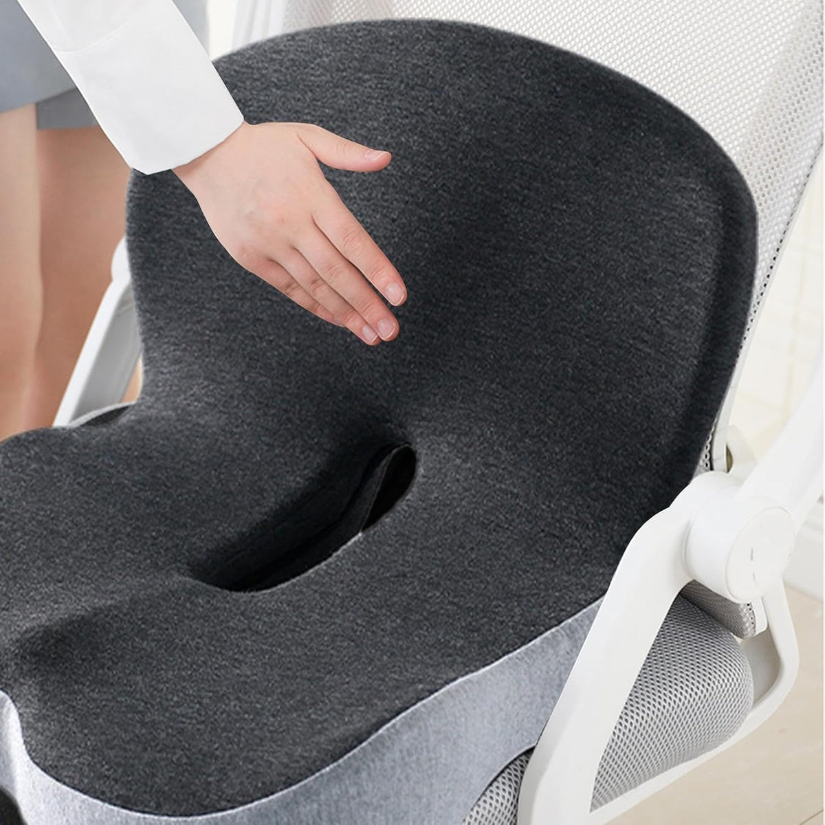 Astronomical Memory Foam Seat Cushion – Pressure-Relief Non-Slip Chair Pad with L-Shaped Support for Office & Home