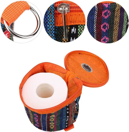 Camping Roll Paper Storage Holder – Outdoor Tent Tissue Organizer Case for Camping Gear, Hiking Supplies & Travel Essentials