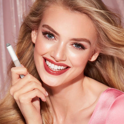 Dual-Head Silicone Lip Brush with Cover – Soft Concealer Applicator, Fingertip-Feel Makeup Brush for Precise Lipstick Blending