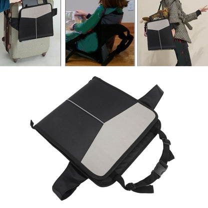 Kids Travel Seat for Luggage – Portable Folding Suitcase Chair with Non-Slip Base for Family Trips and Easy Travel