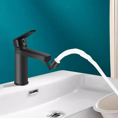 Black Flexible Faucet - 720° Bendable Kitchen Sink Tap Spray Head Tools
