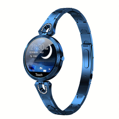 Fashion Diamond Smartwatch for Women – 1.09” Full Touch Screen, Call Function, 100+ Sports Modes, Pedometer, Elegant Design