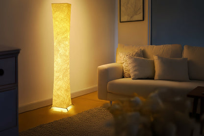 USB Powered Dimmable LED Floor Lamp – Warm 3000K Lighting with Ultra-Thin Shade for Living Rooms & Gaming Desks