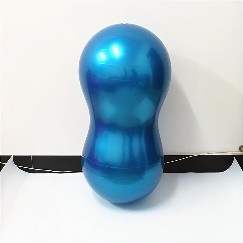 High-Quality Peanut-Shaped Yoga Ball – Stability and Balance Trainer for Fitness, Physical Therapy, Back Massage, and Sensory Training