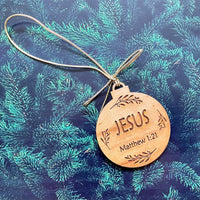Names Of Jesus Jesus Advent Ornaments Christmas Hanging Decoration
