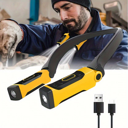 LED Neck Reading Light – Hands-Free Rechargeable Portable Book Lamp for Bedtime Reading, Travel, Knitting, and Late Night Use