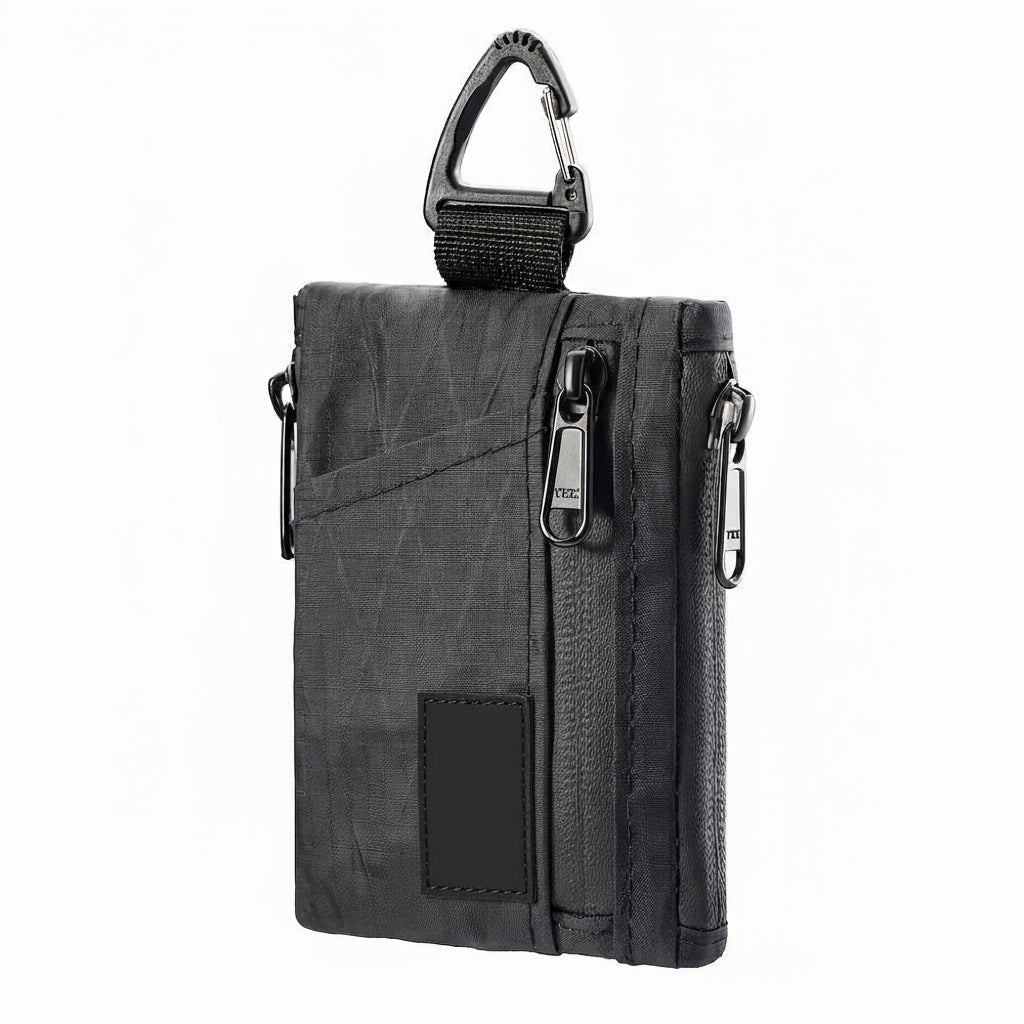 EDC Five Pocket X-PAC Wallet – Compact Quilted Organizer with Zipper, Coin Pouch & Card Slots for Everyday Carry