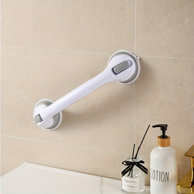 Heavy Duty Suction Shower Grab Bars – 2pcs No-Drill Waterproof Handles for Bathtubs & Showers, Safe Support for Seniors and the Elderly