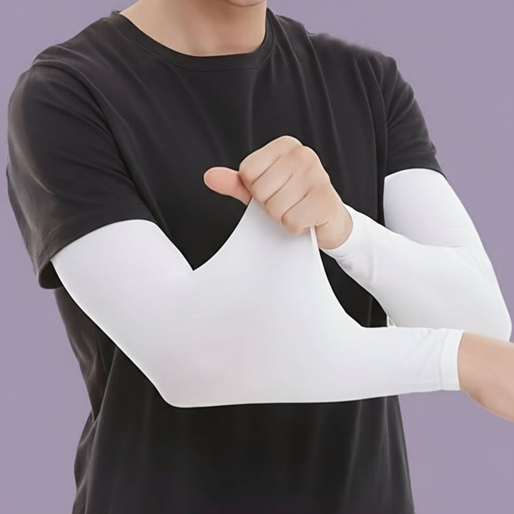 Men’s Arm Compression Sleeves – 3 Pairs UV Protection & Sun Sleeves for Outdoor Sports & Daily Workwear