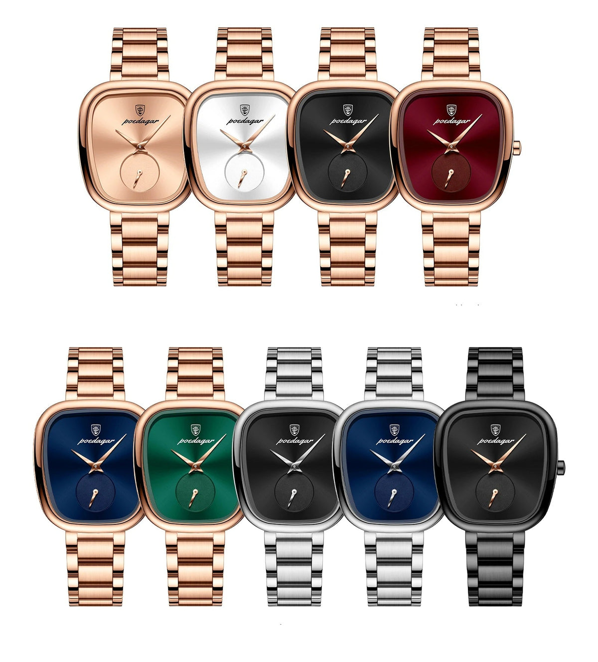 Waterproof Watch for Women – Stainless Steel Quartz Timepiece with Elegant Design, Fashion Accessory for Daily Wear