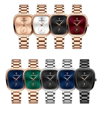 Waterproof Watch for Women – Stainless Steel Quartz Timepiece with Elegant Design, Fashion Accessory for Daily Wear
