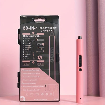 Pink Precision Screwdriver – Compact High-Quality Repair Tool for Phones, Laptops, and Electronics with Durable Design for Professionals and DIY Enthusiasts