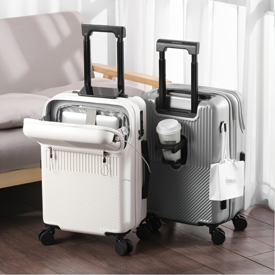 Big Capacity Luggage Set (20-26 Inch)- Travel Cases with Password Locks, Durable Wheels & Neutral Style for Daily Travel