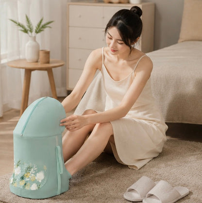 Portable Foot Soaking Basin - Foldable Calf Insulation Bath Bucket for Home Spa and Relaxation Therapy
