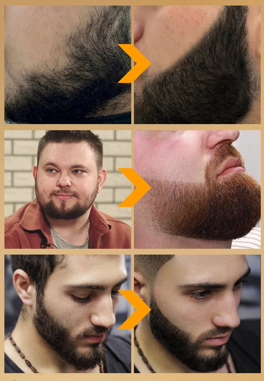 Beard Filler Pen & Brush Set – Waterproof Beard Enhancer for Moustache Definition, Shape, and Lasting Hair Line Repair