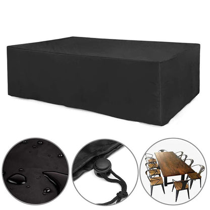 Outdoor Garden Furniture Rain Cover - Heavy Duty Waterproof Dust Shield for Patio Chair, Sofa, and Table Protection