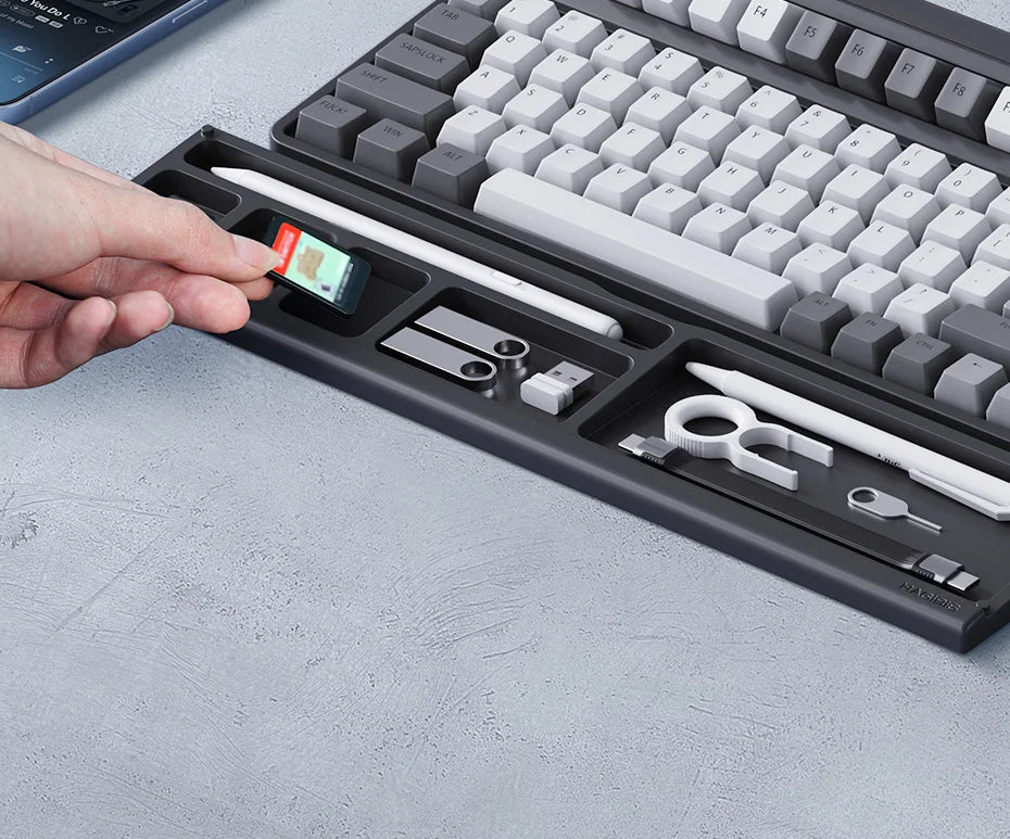 Memory Foam Wrist Pad - Ergonomic Keyboard Rest for Pain-Free Typing