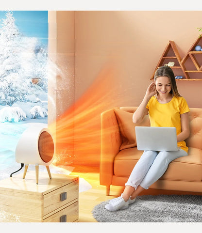 Portable Electric Fan Heater – Energy-Saving Home & Office Warmer for Cozy Comfort