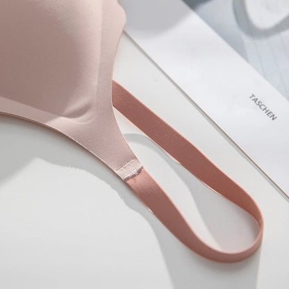 Seamless Sports Bra for Women – Lightweight Rims-Free Design with Gentle Breast Lift, Ideal for Small Bust and Everyday Underwear Comfort