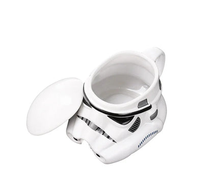 Star Wars R2-D2 Ceramic Mug with Lid – Thermal Insulated Mandalorian Coffee Cup for Kids & Adults, Creative Gift Box Kitchen Tool