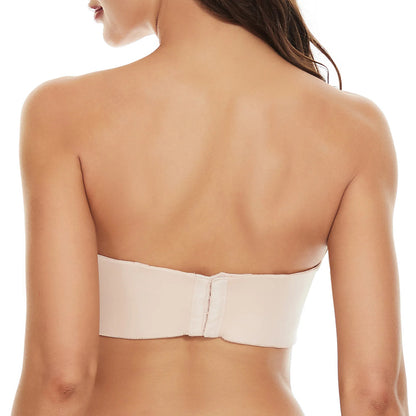 Invisible Strapless Lifting Bra – Soft Push-Up with Removable Straps for Seamless Support & Natural Shape