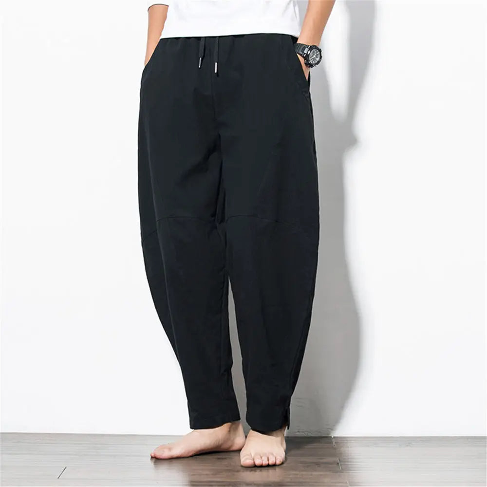 Unisex Oversized Harem Pants 5XL – Drop Crotch Yoga Sarouel Pants for Hippie Streetwear and Relaxed Urban Comfort 2025