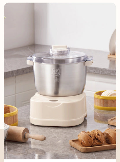 Electric Dough Mixer 5L/7L – Powerful Kitchen Stand Mixer with Fermentation Timing Function and Egg White Whipper for Home Baking