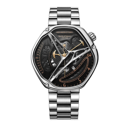 Watch Concept Female Boys Trend - Hollow Design Premium Non-Mechanical Watch for Men, Unique Stylish Timepiece for Daily Wear
