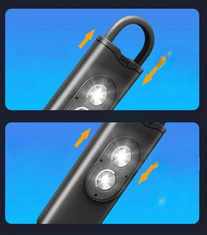 Personal Safety Alarm Keychain – Loud Self-Defense Siren with LED Light for Women, Girls & Children, Emergency Anti-Wolf Alert
