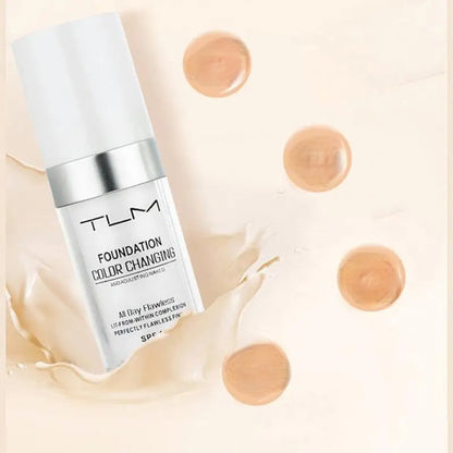 Magic Color-Changing Foundation – Soft Matte Long-Lasting Hydrating Makeup Base that Adjusts to Skin Tone for Flawless Natural Look