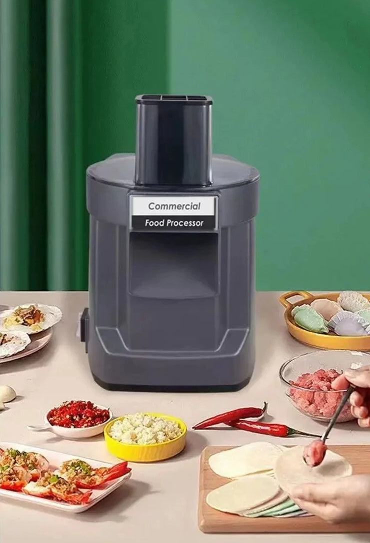 Commercial Vegetable Cutting Machine – Automatic Slicer, Shredder, and Dicer for Carrots, Potatoes, and More, Perfect for Fast Professional Kitchens